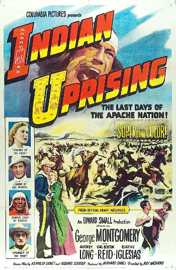 Indian Uprising (1952) poster