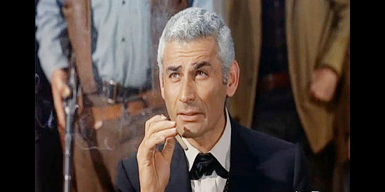 Jeff Chandler as Luke Darcy, the man who wants to turn Kansas into his personal empire in The Jayhawkers! (1959)