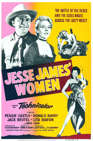 Jesse James' Women (1954) poster 