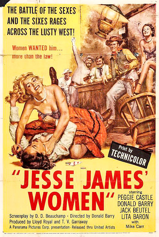 Jesse James' Women (1954) poster