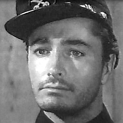 John Derek as Lt. Norman Tucker in Massacre at Sand Creek (1956)