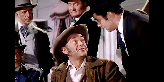John McIntire as Kanas John Polly, the man who becomes a partner in Mark Fallon's gambling enterprise in Mississippi Gambler (1953)
