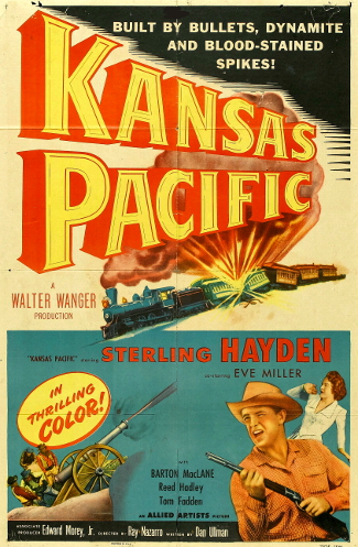 Kansas Pacific (1953) poster