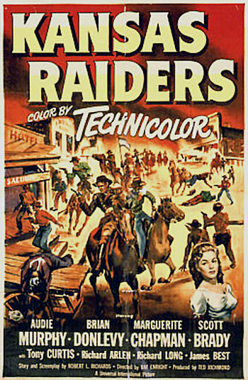 Kansas Raiders (1950) poster