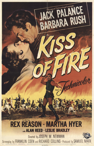 Kiss of Fire (1955) poster