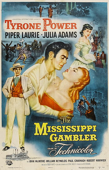 Mississippi Gambler (1953) poster