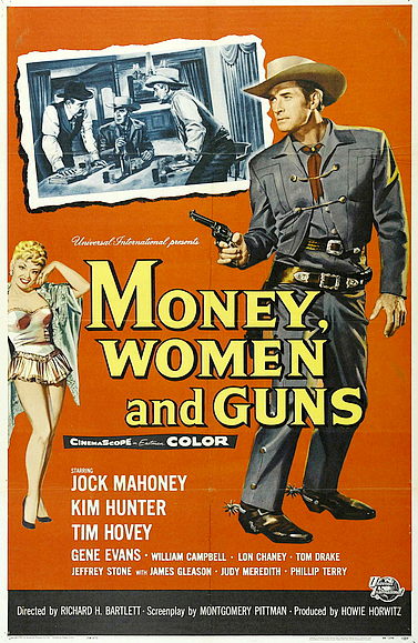 Money, Women and Guns (1958) poster