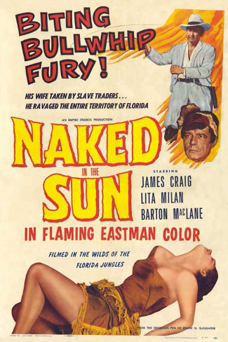Naked in the Sun (1957) poster