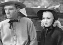 Arthur Kennedy as Jim Younger and Jane Wyman as Mary Hathaway in Bad Men of Missouri (1941)