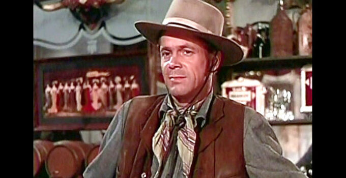 Dan Duryea as Charles Boyles, aka Black Bart in Black Bart (1948)