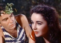Elizabeth Taylor as Susanna telling John Shawnessy (Montgomery Clift) she'll have to return to Georgia in Raintree County (1957)