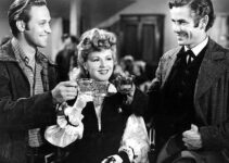 William Holden as Dan Thomas, Claire Trevor as 'Mike' King and Glenn Ford as Tod Ramsey in Texas (1941)
