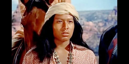 Robert Foster Dover as Tobai, Geronimo son's, who winds up being the key to peace in Indian Uprising (1952)