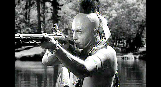 Sheldon Leonard as Ogane, an Indian with a knack for leading the British into traps in The Iroquois Trail (1950)