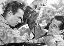 Sterling Hayden and Reed Hadley in Kansas Pacific (1953)