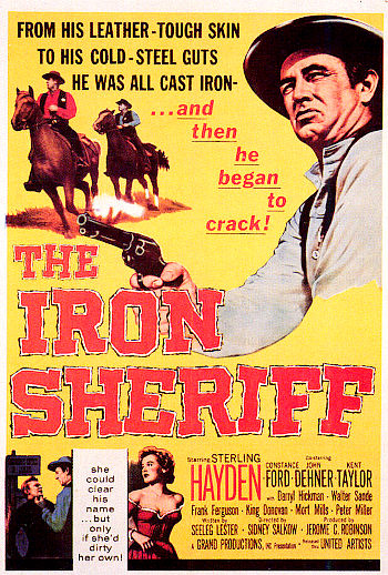 The Iron Sheriff (1957) poster