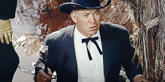 Ward Bond as John McIvers, helping track Vienna and the Dancing Kid's gang in Johnny Guitar (1954)