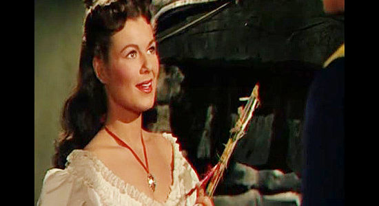 Barbara Hale as Revere Muldoon, the woman Caldwell love, but who fallen in love with their childhood friend Osceola in Seminole (1953)