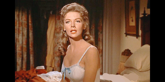 Barbara Lawrence as Myrna Weaver, Jody's older sister in Joe Dakota (1957)
