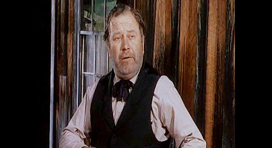 Edgar Buchanan as Dutch Surrency, the man leasing a mine from R.R. Jarboe when he strikes a rich silver vein in Silver City (1951)