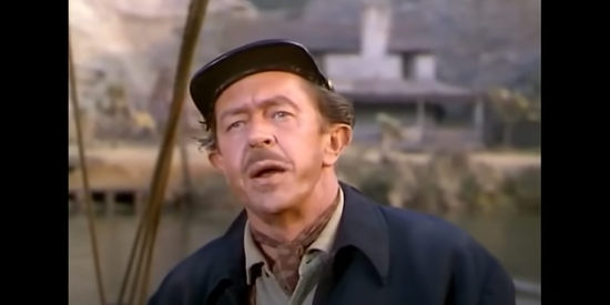 Forrest Lewis as Deadhorse, the old-timer who operates the ferry in The Stand at Apache River (1953)