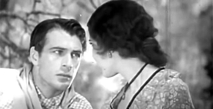 Gary Cooper as The Virginian with Mary Brian as Molly Stark Wood in The Virginian (1929)