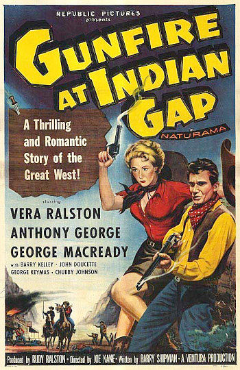 Gunfire at Indian Gap (1957) poster