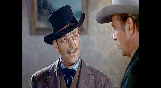 James Millican as Matthew Quint, the detective trying to figure out who's feeding information to the Rebels in Springfield Rifle (1952)