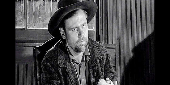 John Anderson as Clyde Waltes, one of Ep Clark's henchmen in Shoot-out at Medicine Bend (1957)