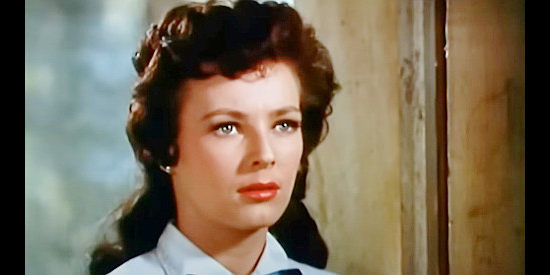 Miroslava as Amy Lee Bannerman, niece of the Bannerman accused of murder in Stranger on Horseback (1955)