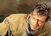 John Payne as Kirby Randolph, a scout trying to redeem his reputation in Sante Fe Passage (1955)