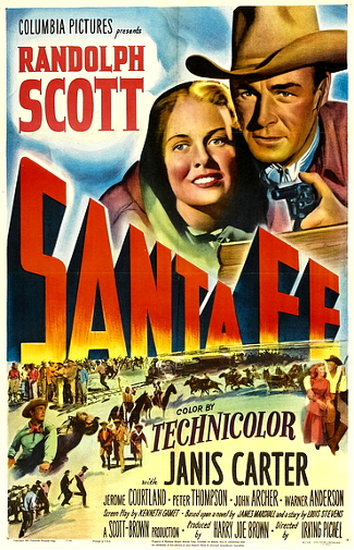 Sante Fe (1951) poster