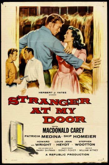 Stranger at My Door (1956) poster