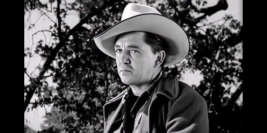 Stuart Hamblen as Stuart, the singing cowhand working for Larrabee and McKay in The Savage Horde (1950)