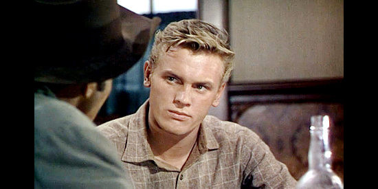 Tab Hunter as Chip Ringo, the youngster who rebels against his uncle in Gun Belt (1953)