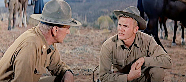 Tab Hunter as Lt. William Fowler, the high ranking of the men Thorn nominates for a Medal of Honor in They Came to Cordura (1959)