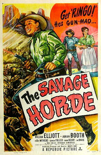 The Savage Horde (1950) poster