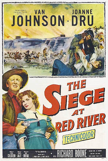 The Siege at Red River (1954) poster