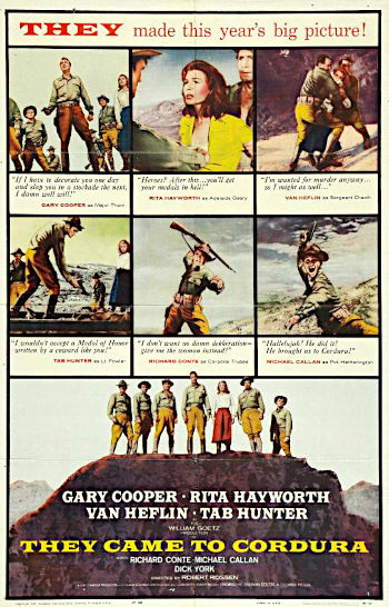 They Came to Cordura (1959) poster