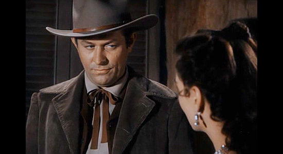 Vaughn Monroe as Rhiannon, serving as deputy and trying not to reveal his true identity in Singing Guns (1950)