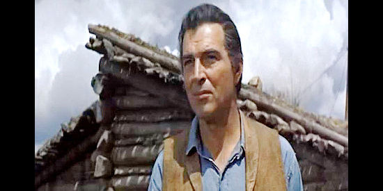 Stephen McNally as McNulty, the Rodock ranch hand who lusts after Jocasta Constantine in Tribute to a Bad Man (1956)