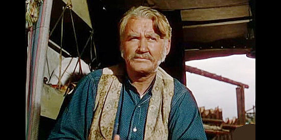 Tom Tully as Dan Castello, owner of the traveling show in which Julie Madden performs in Tomahawk (1951)