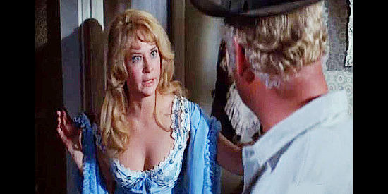 Lois Nettleton as Prudence Frost, demanding Hoke Birdsill marry her after proving she's no prude in Dirty DIngus Magee (1970)