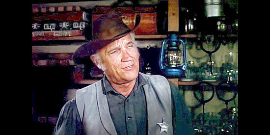 Robert J. Wilke as Marshal Tom Carter in A Gunfight (1971)