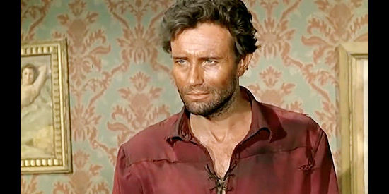 Anthony Steffen as Ringo, who finds himself on a search for hidden gold in Ringo Face of Revenge (1966)