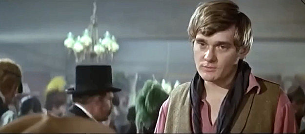 Bo Hopkins as Yancey, a young cowboy smitten with Alexandra in Macho Callahan (19700
