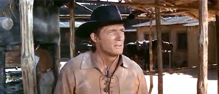 Brad Harris as Cliff McPherson in Black Eagle of Sante Fe (1965)