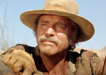 Burt Lancaster as McIntosh, the cavalry scout in Ulzana's Raid (1972).