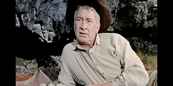 Chill Wills as Amos Bradley, the rancher who takes a liking to Tod Lohman in From Hell to Texsas (1958)