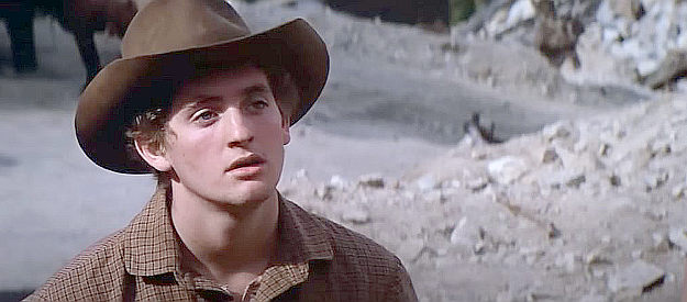 Chris Penn as Josh LaHood, Coy's son, deciding he wants a close look at young Megan in Pale Rider (1985)